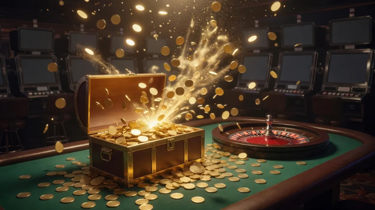 Gouden munten en schitterend licht – bonus in het online casino